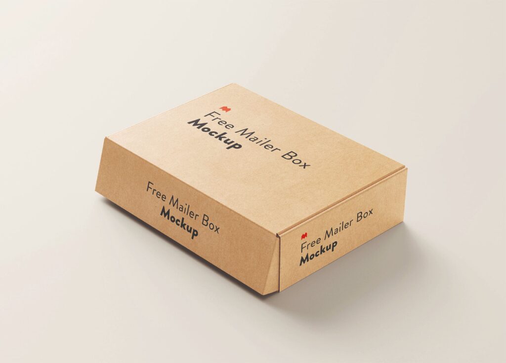 Custom printed corrugated box for product packaging