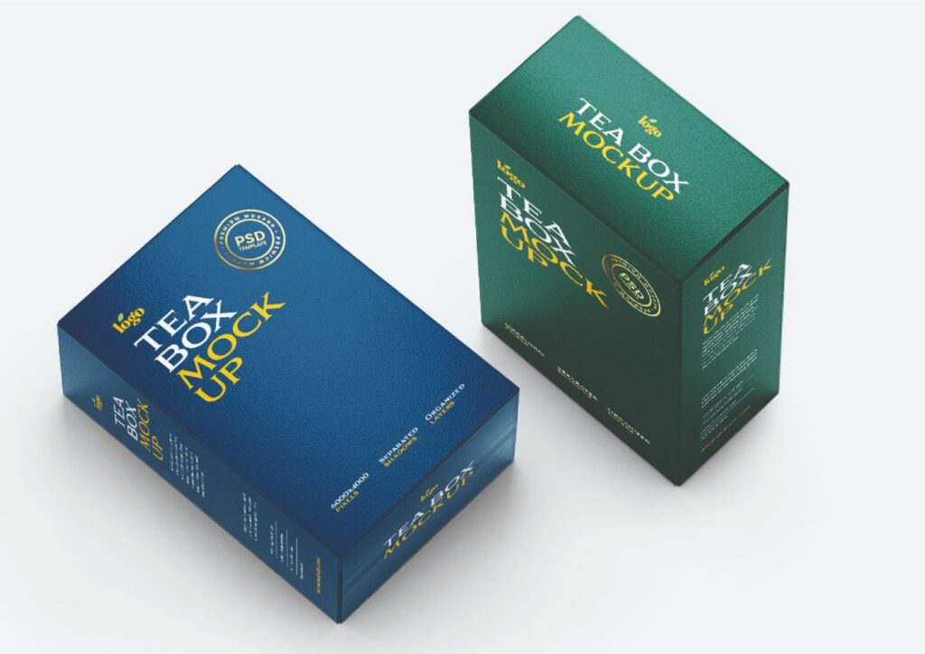 Premium gift box with gold foil stamping finish