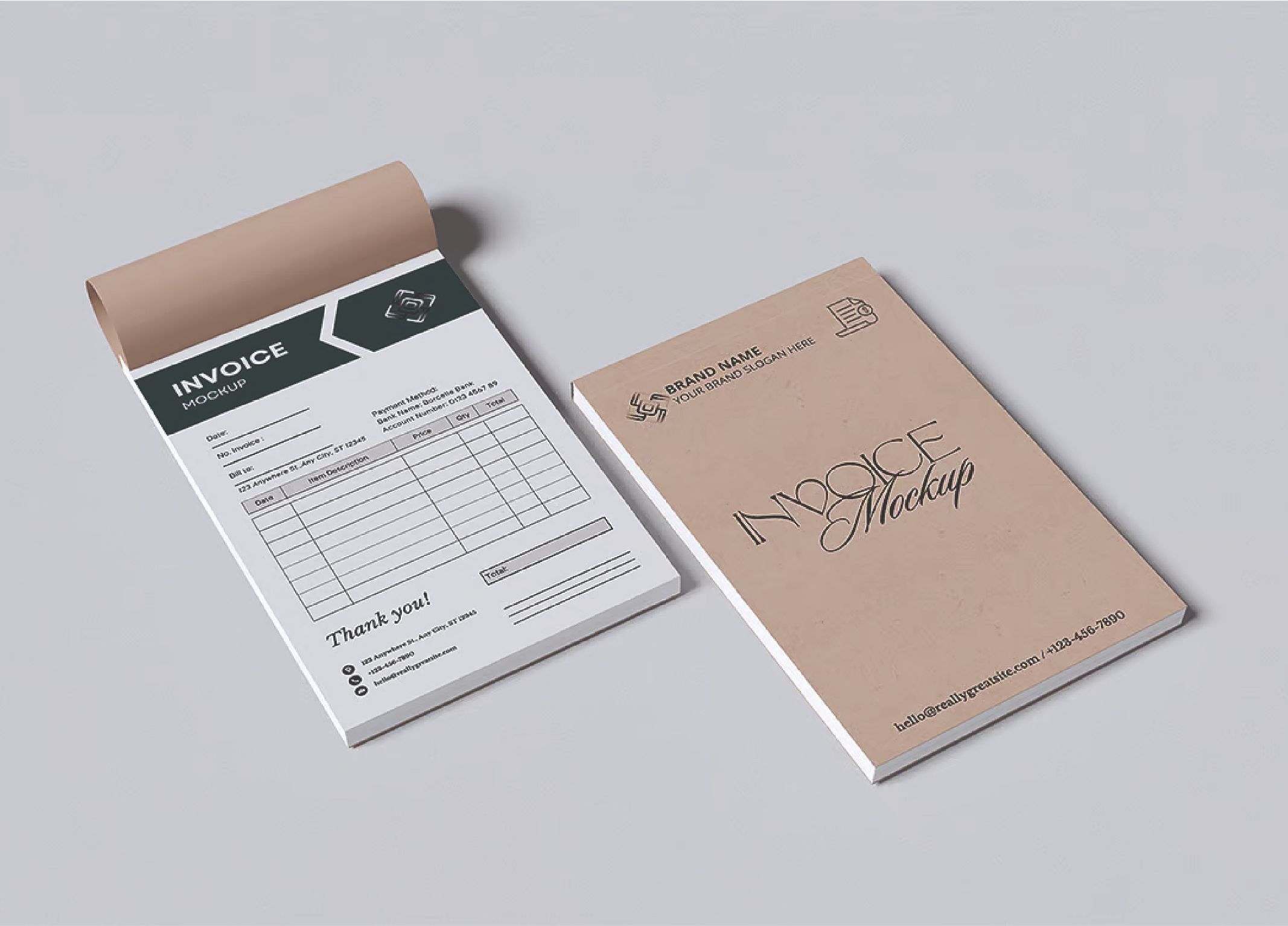 A5 carbonless bill book printing for retail and service use