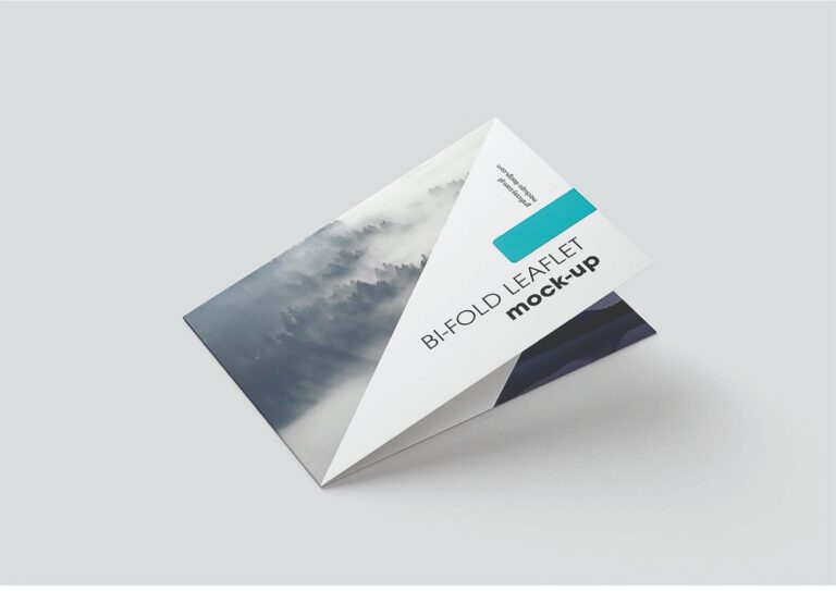 Full-color leaflet printing for business promotions