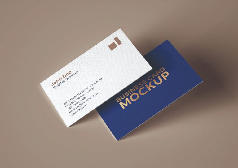 High-quality matte and glossy name card printing