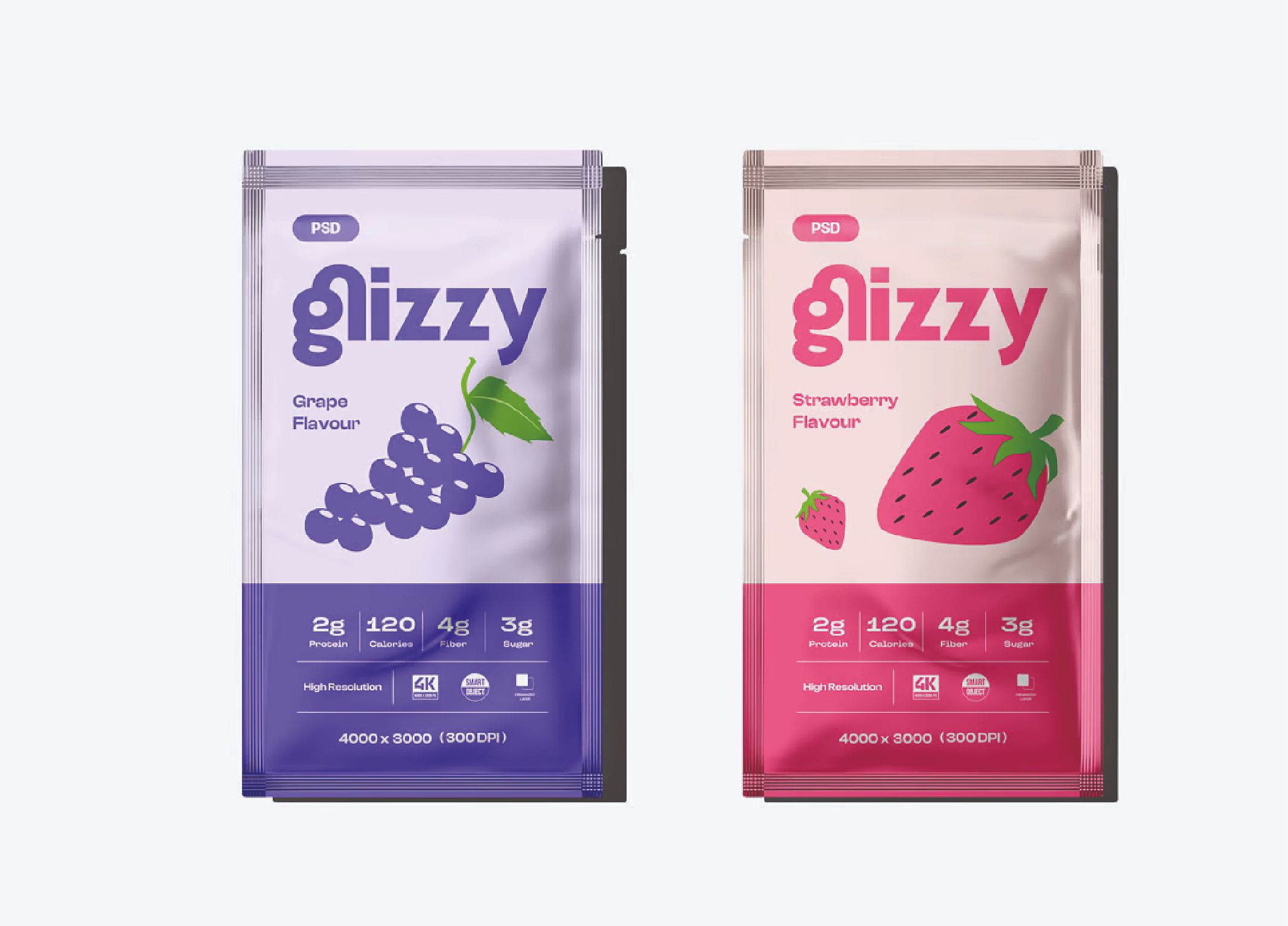 Flexible stick pack sachet printing for branding